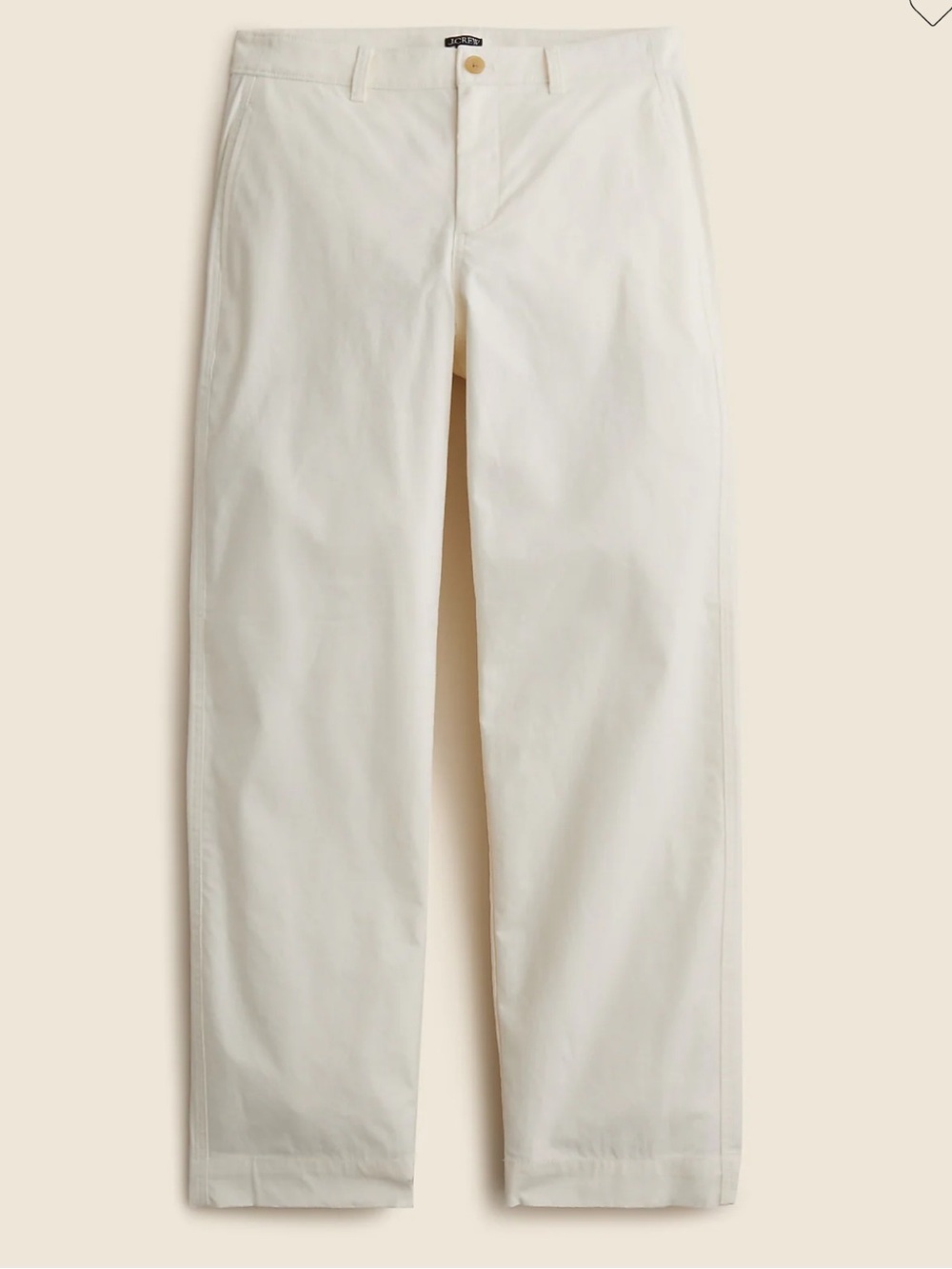J. Crew Barrel-leg pant in cotton blend